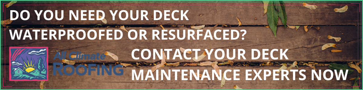 Do You Need Your Deck Resurfaced? Contact Your Deck Maintenance Experts Now 